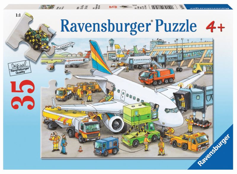 Busy Airport Puzzle 35pc - Ravensburger
