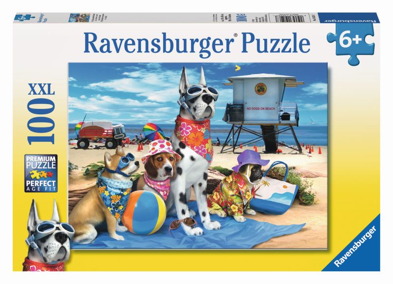 No Dogs on the Beach 100pc Puzzle - Ravensburger