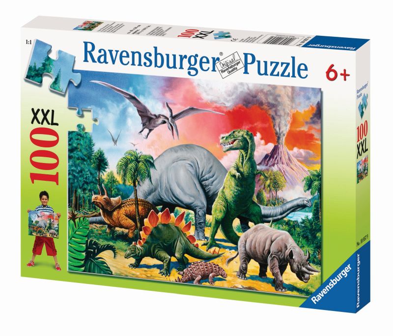 Among the Dinosaurs Puzzle 100pc - Ravensburger
