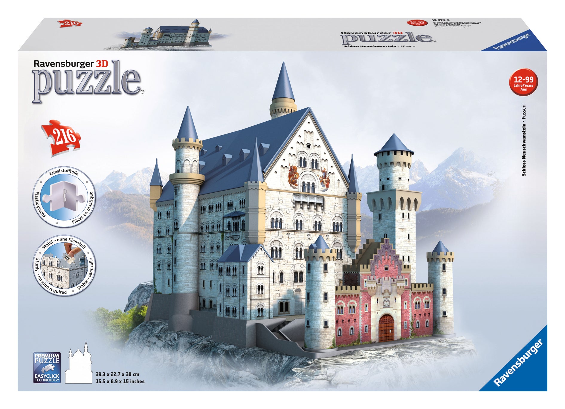 Neuschwanstein Castle 3D Puzzle - Ravensburger