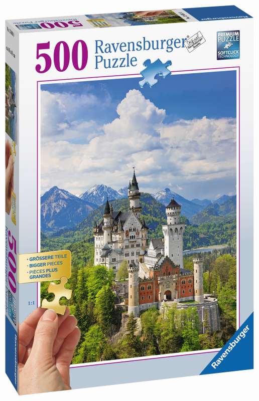 Neuschwanstein Castle 500pc Puzzle - Ravensburger