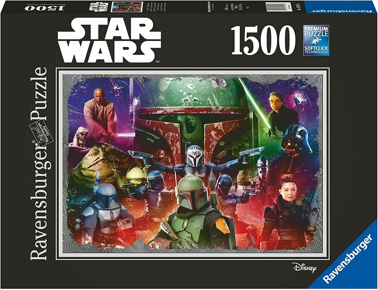 Star Wars Boba Fett Bounty Hunter 1500pc Puzzle - Ravensburger
