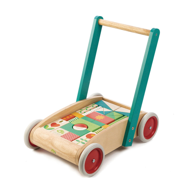 Wagon With Blocks - Tender Leaf Toys