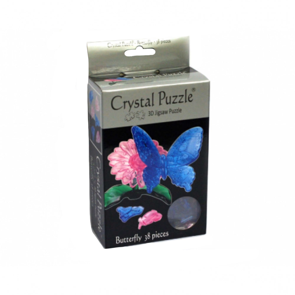 3D Blue Butterfly - Crystal Puzzle