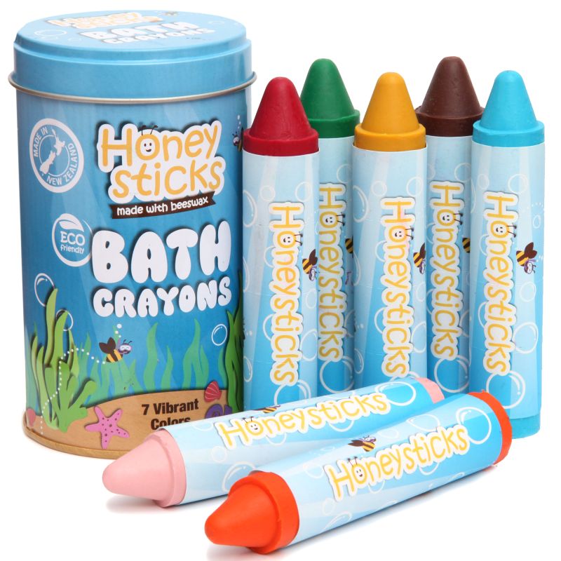 Bath Crayons 7 Pack - Honeysticks