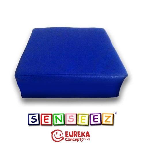 Blue Square Vinyl Vibrating Cushion - Senseez