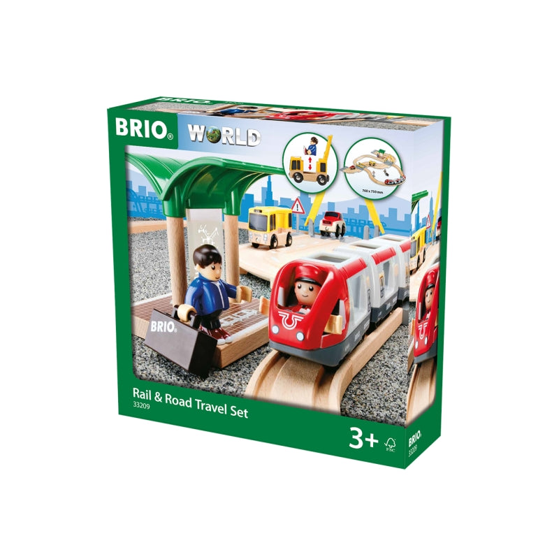 Rail and Road Travel Set - Brio