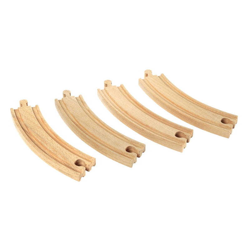 Large Curved Tracks 4 pces - BRIO