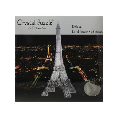 3D Black Eiffel Tower - Crystal Puzzle