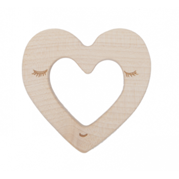 Heart Teether - Wooden Story