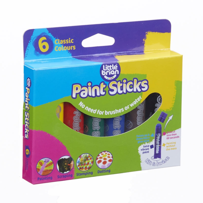 Classic 6pk Paint Sticks - Little Brian