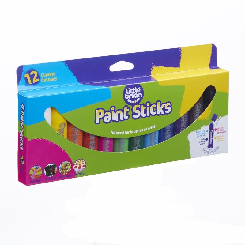 Classic 12pk Paint Sticks - Little Brian