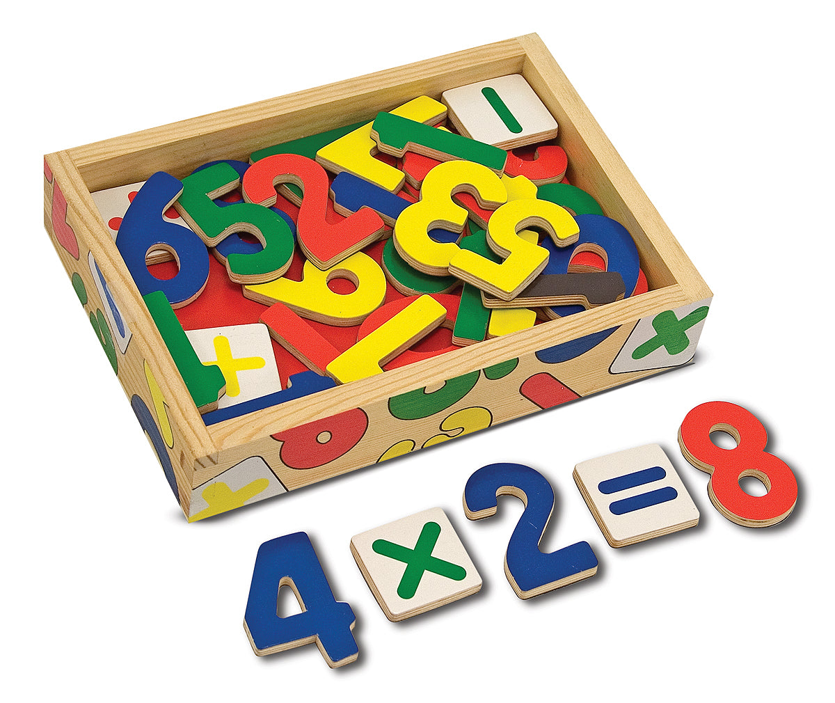 Wooden Number Magnets 37pc Melissa & Doug