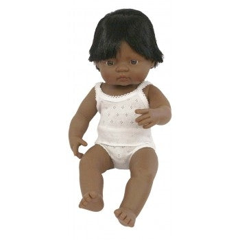 Latin American Boy 38cm Baby Doll - Miniland