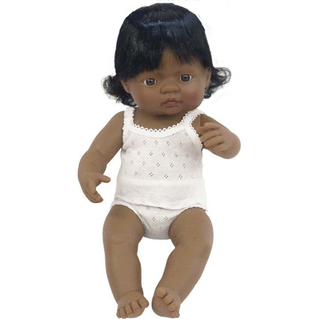 Latin American Girl 38cm Baby Doll - Miniland