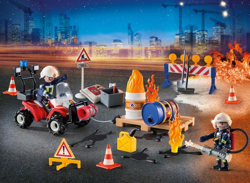Construction Fire Rescue Advent Calendar - Playmobil