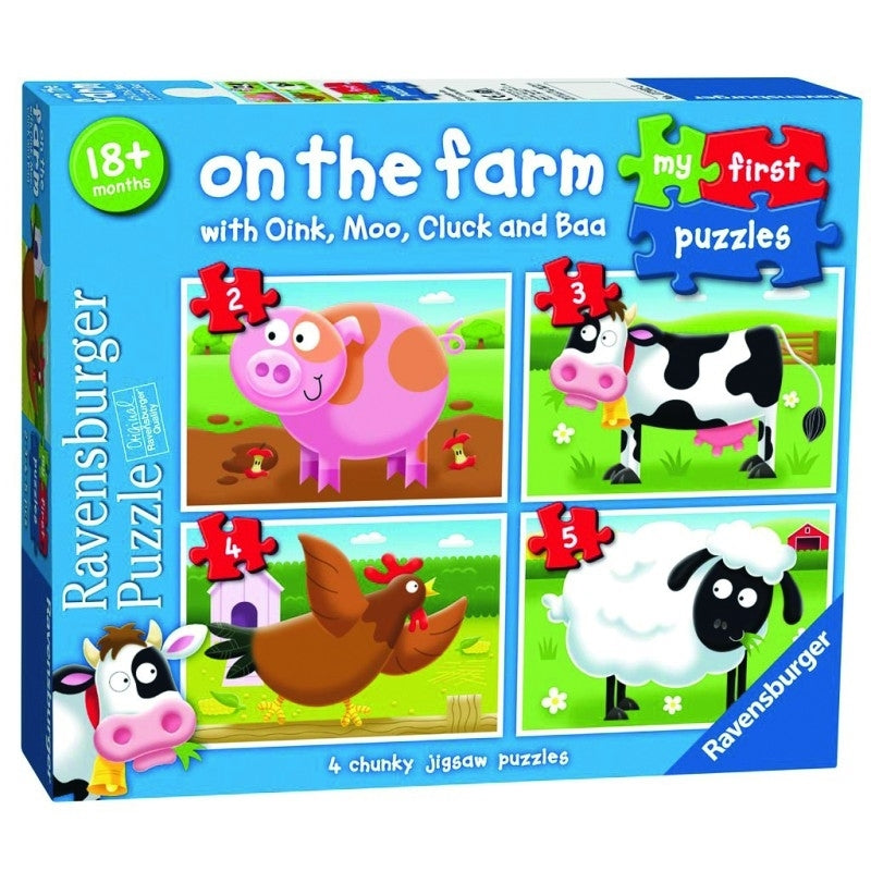 On The Farm 4 My First Puzzles - Ravensburger