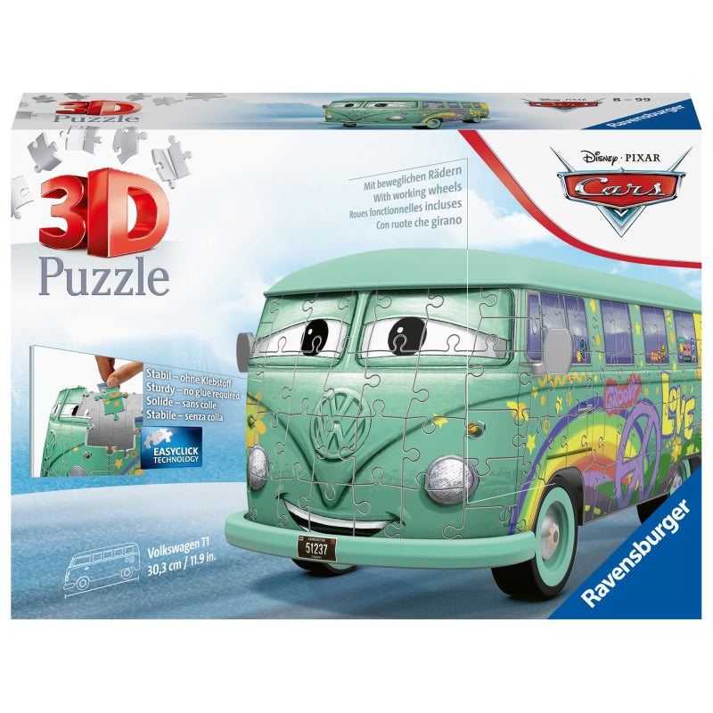 Disney Pixar VW T1 162pc 3D Puzzle - Ravensburger