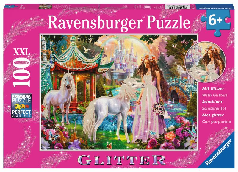 Princess with Unicorn 100pc Puzzle - Ravensburger