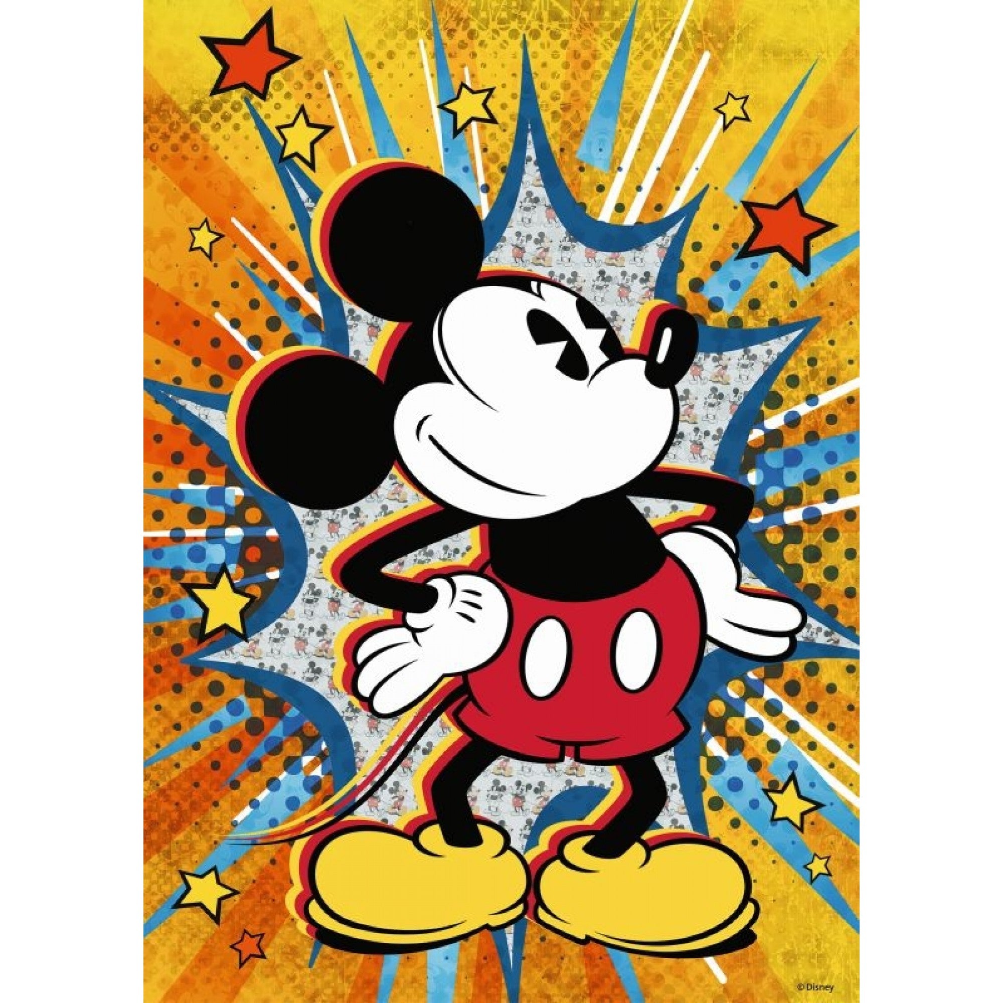 Disney Retro Mickey Puzzle 1000pc - Ravensburger