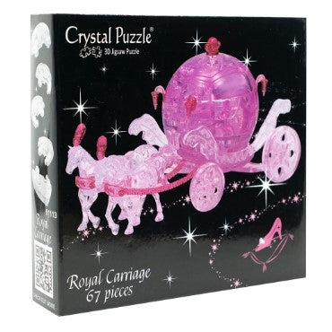3D Royal Carriage Pink - Crystal Puzzle