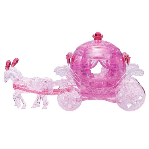 3D Royal Carriage Pink - Crystal Puzzle