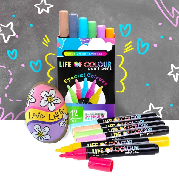 Special Colours Paint Pens 3mm Medium Tip - Life of Colour