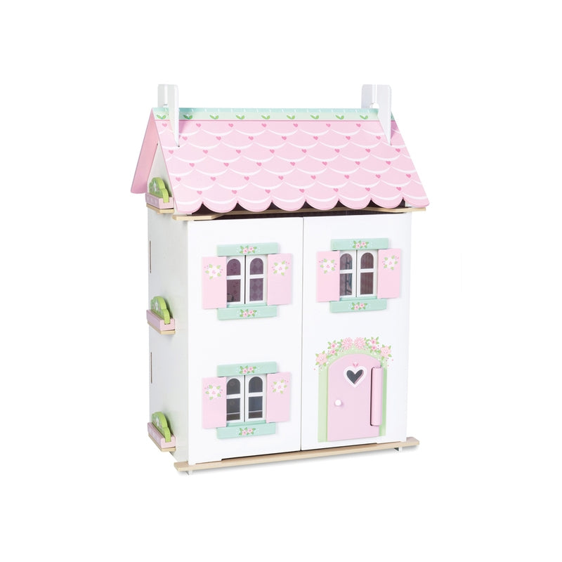 Daisy Lane Sweetheart Cottage Doll House with Furniture - Le Toy Van