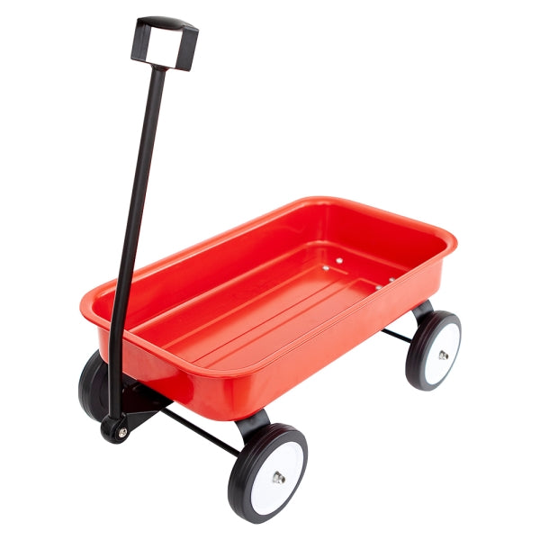 Stow and Go Metal Red Wagon