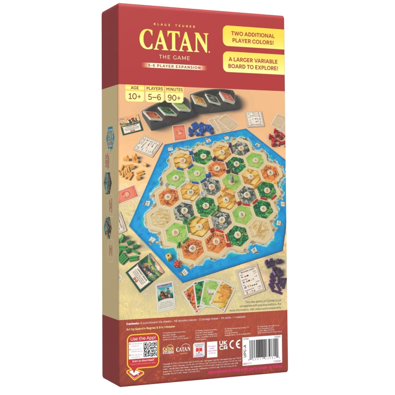 CATAN 6th Edition 5-6 Player Expansion for The Game