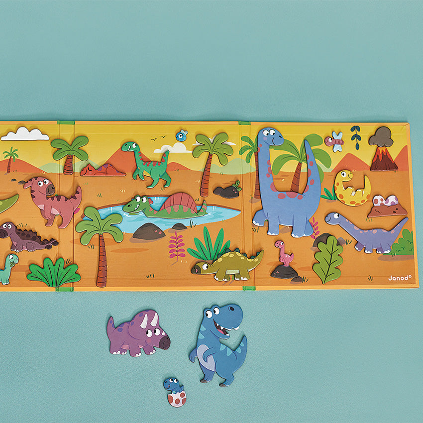 Dinosaur Magnetic Stories - Janod