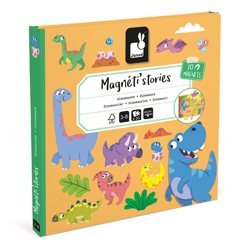 Dinosaur Magnetic Stories - Janod
