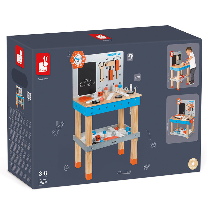 BricoKids DIY Giant Magnetic Workbench - Janod