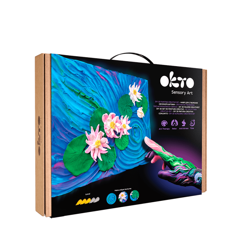 Water Lilies Sensory Art Creative Set - Okto