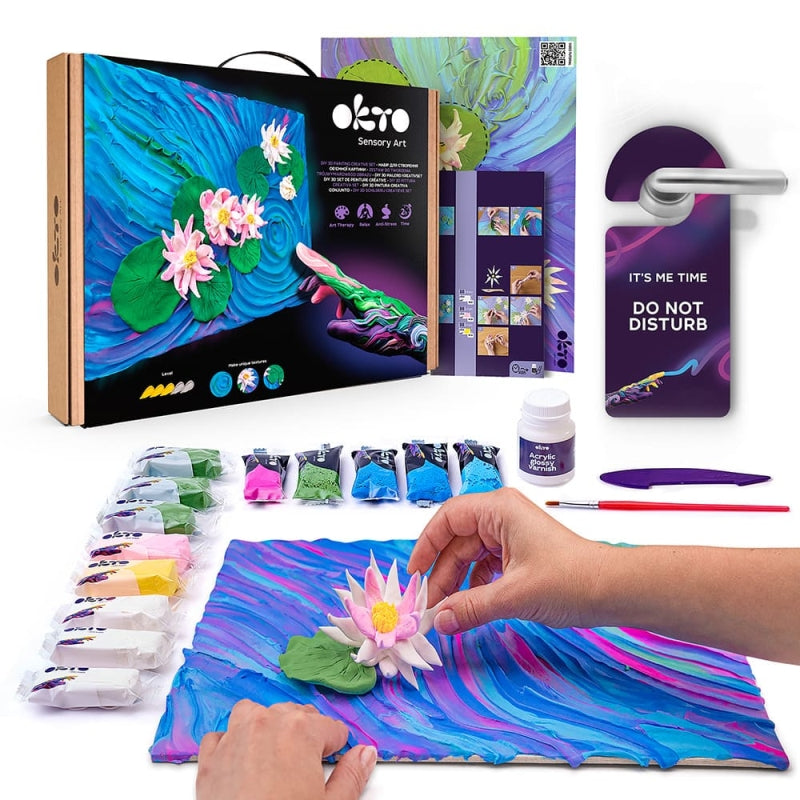 Water Lilies Sensory Art Creative Set - Okto