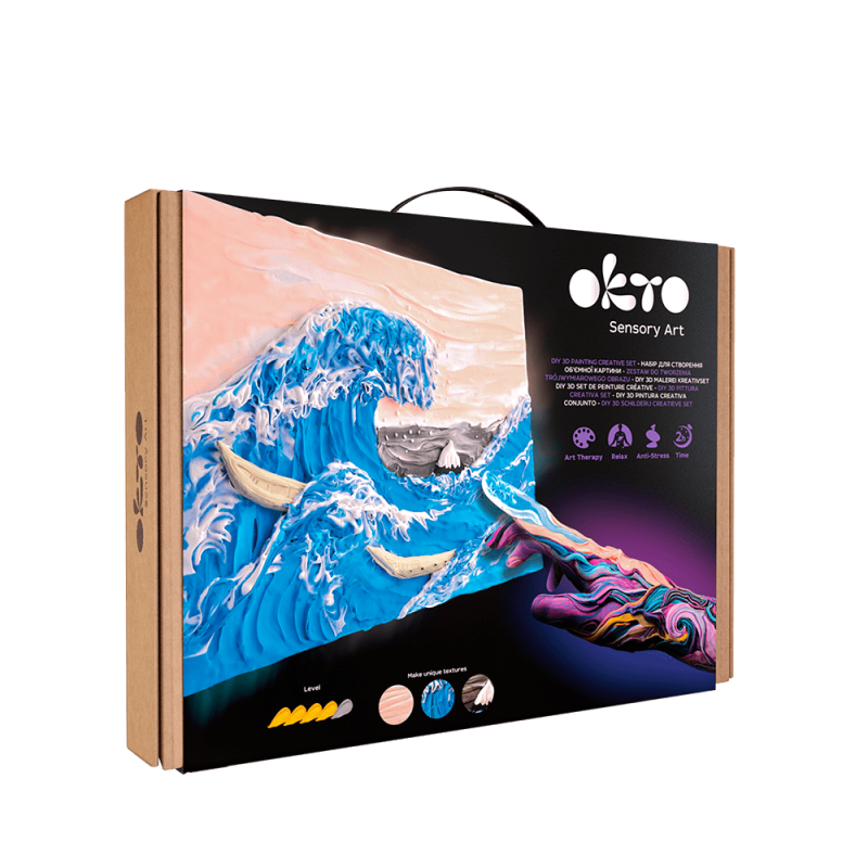 Big Wave in Kanawaga Sensory Art Creative Set - Okto