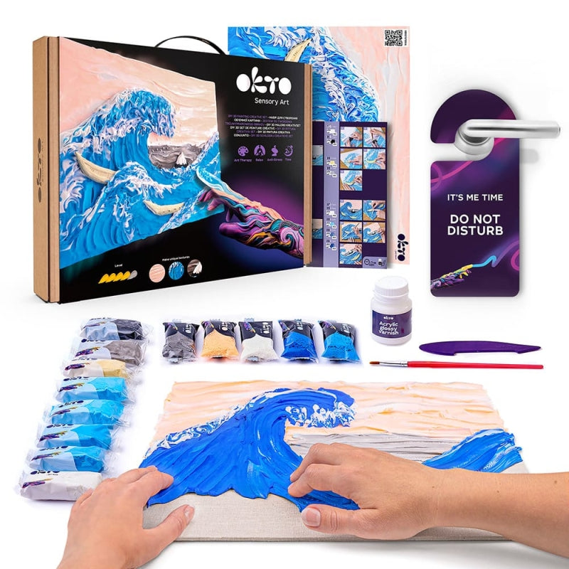 Big Wave in Kanawaga Sensory Art Creative Set - Okto