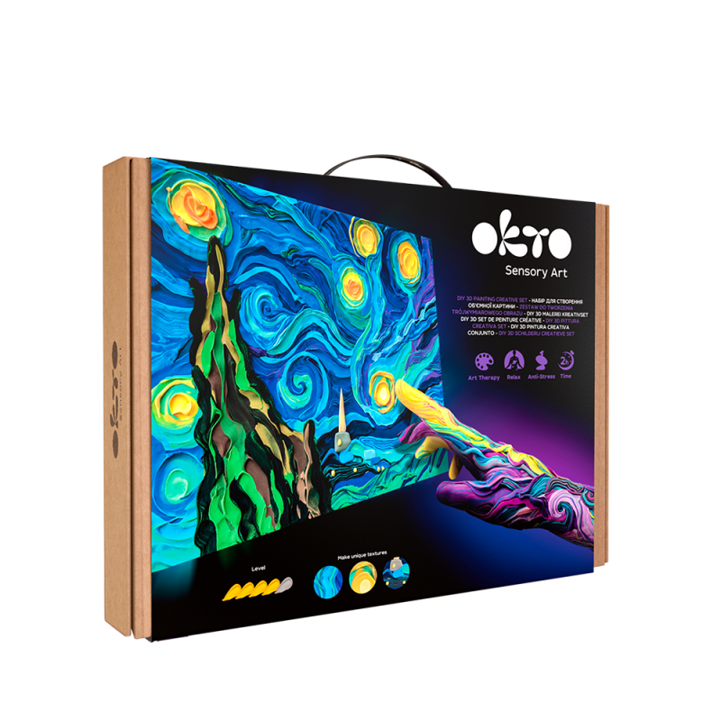 Paint by Numbers with Clay Little Prince Starry Night - Okto