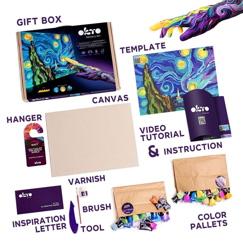 Starry Night Sensory Art Creative Set - Okto