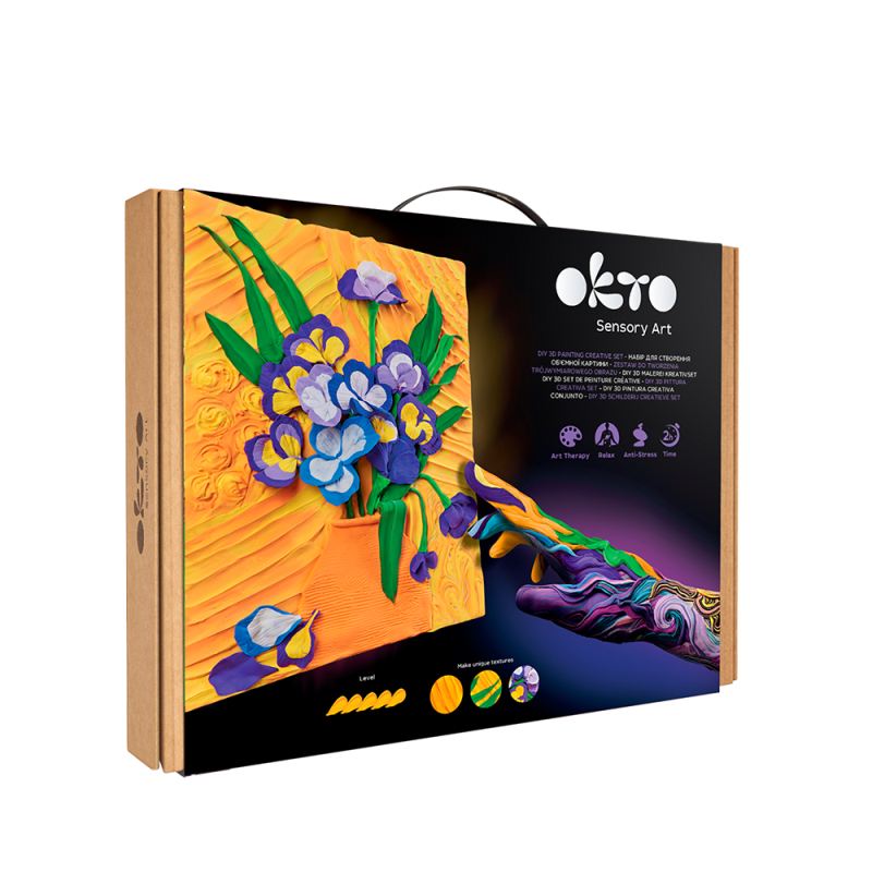 Sensory Art 3D Creative Set Irises - Okto