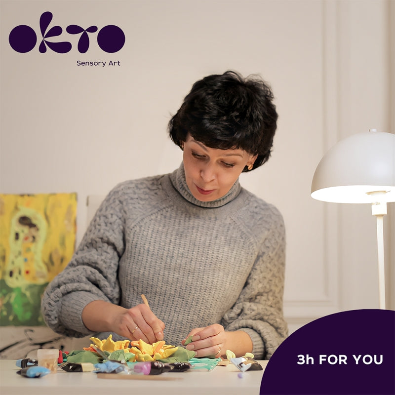 Sensory Art 3D Creative Set Irises - Okto