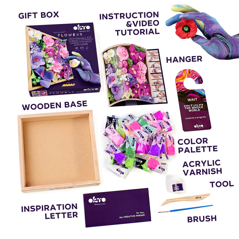 Inspiration Wood and Craft Diy Succulents Set - Okto