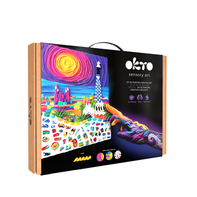 Sensory Art 3D Creative Set Barcelona Park Guell - Okto