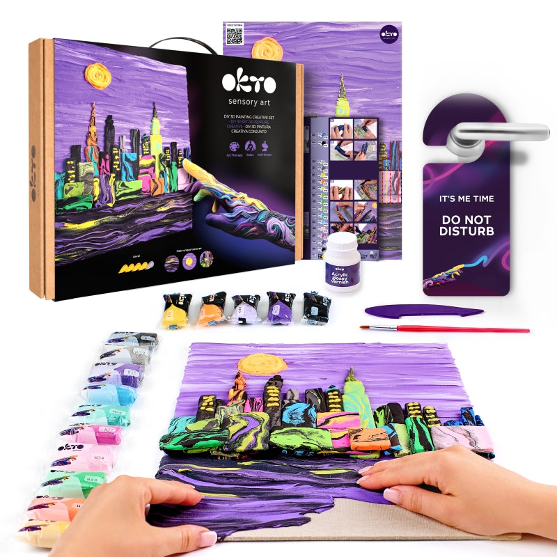 Sensory Art 3D Creative Set New York Skyline - Okto