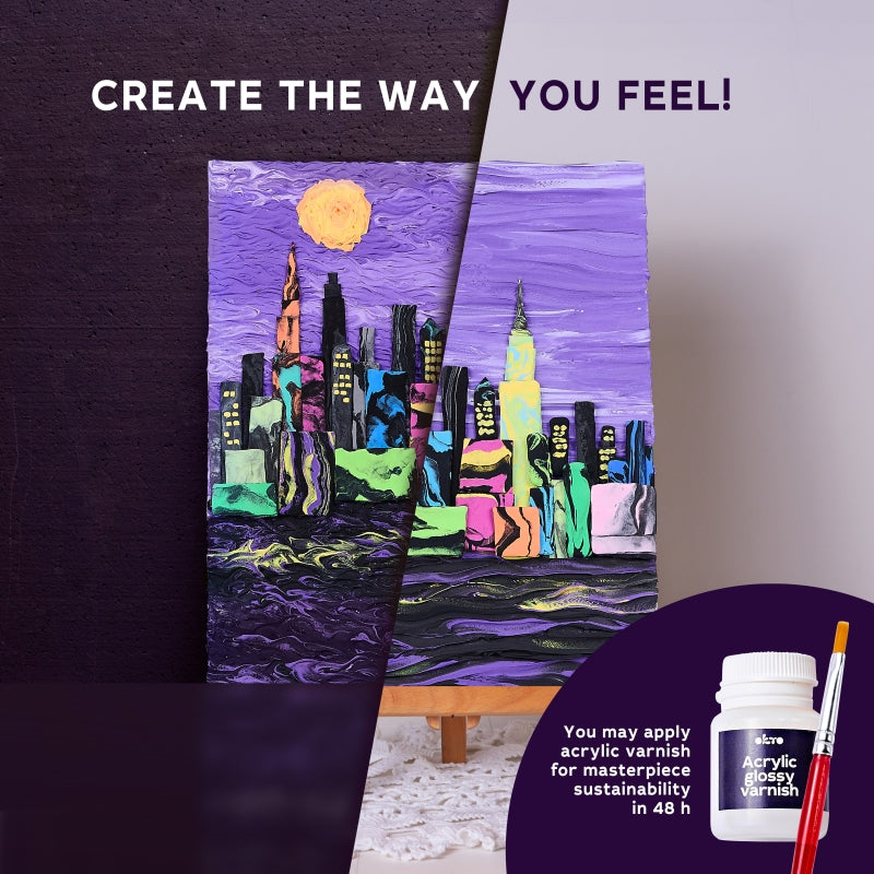 Sensory Art 3D Creative Set New York Skyline - Okto