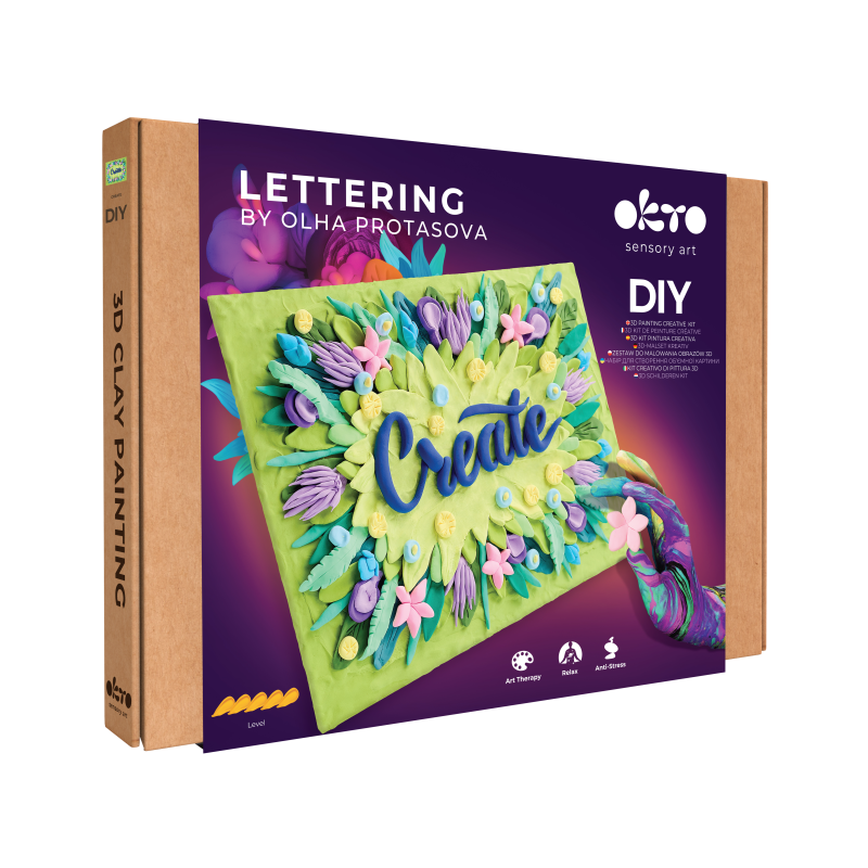 DIY 3D Painting Lettering Kit - Okto