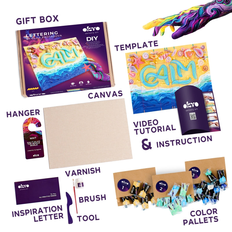 DIY 3D Painting Lettering Kit - Okto