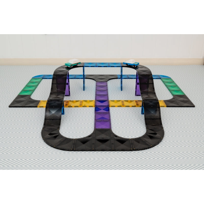 Ramps and Intersections 16pc Magnetic Tiles - Connetix