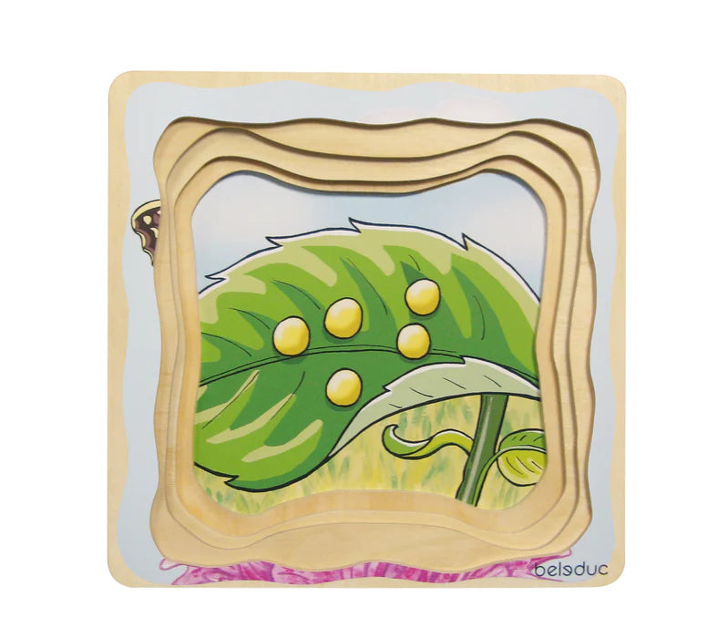 Life Cycle Butterfly Multilayer Puzzle - Beleduc