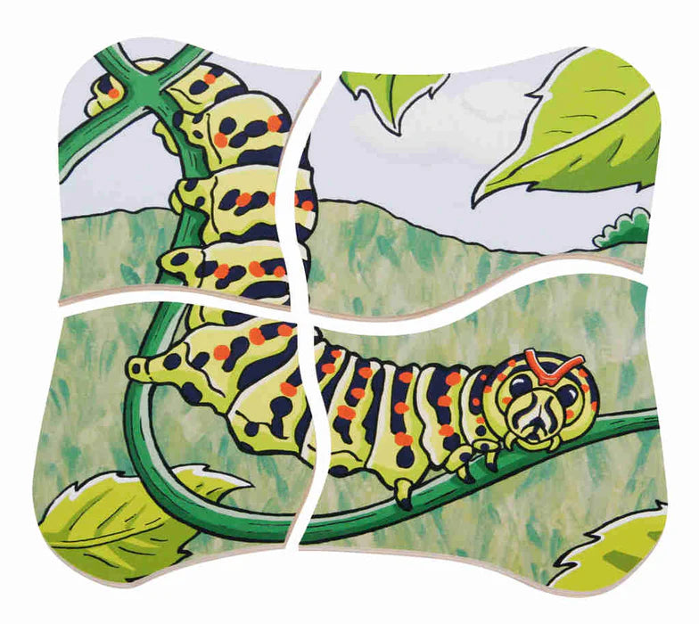 Life Cycle Butterfly Multilayer Puzzle - Beleduc